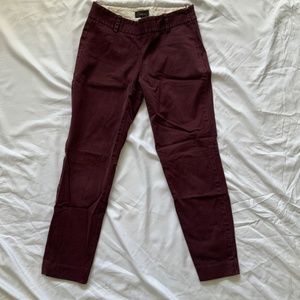 Used Babaton Maroon Work Pants